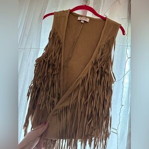 Size large fringed vest
